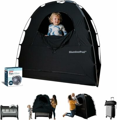 Slumber Pod for a Pack n Play plus fan